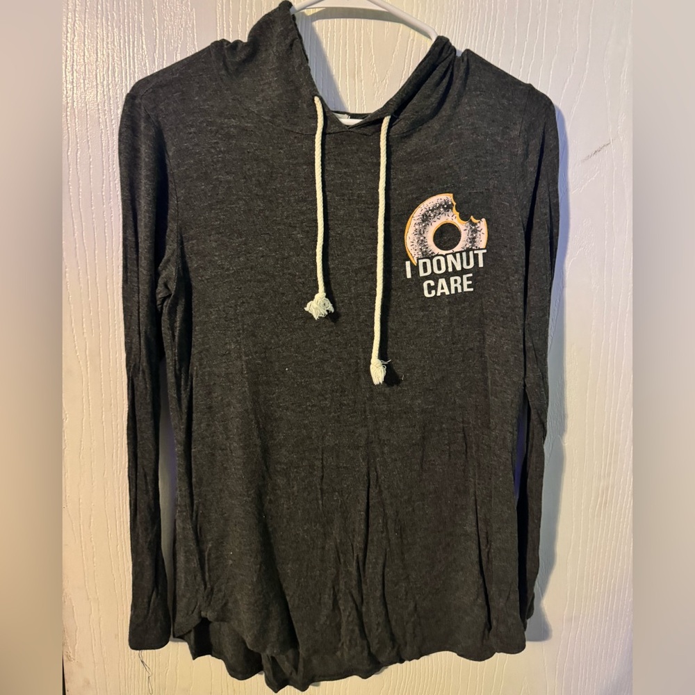 French Pastry Long Sleeve Hooded Tshirt